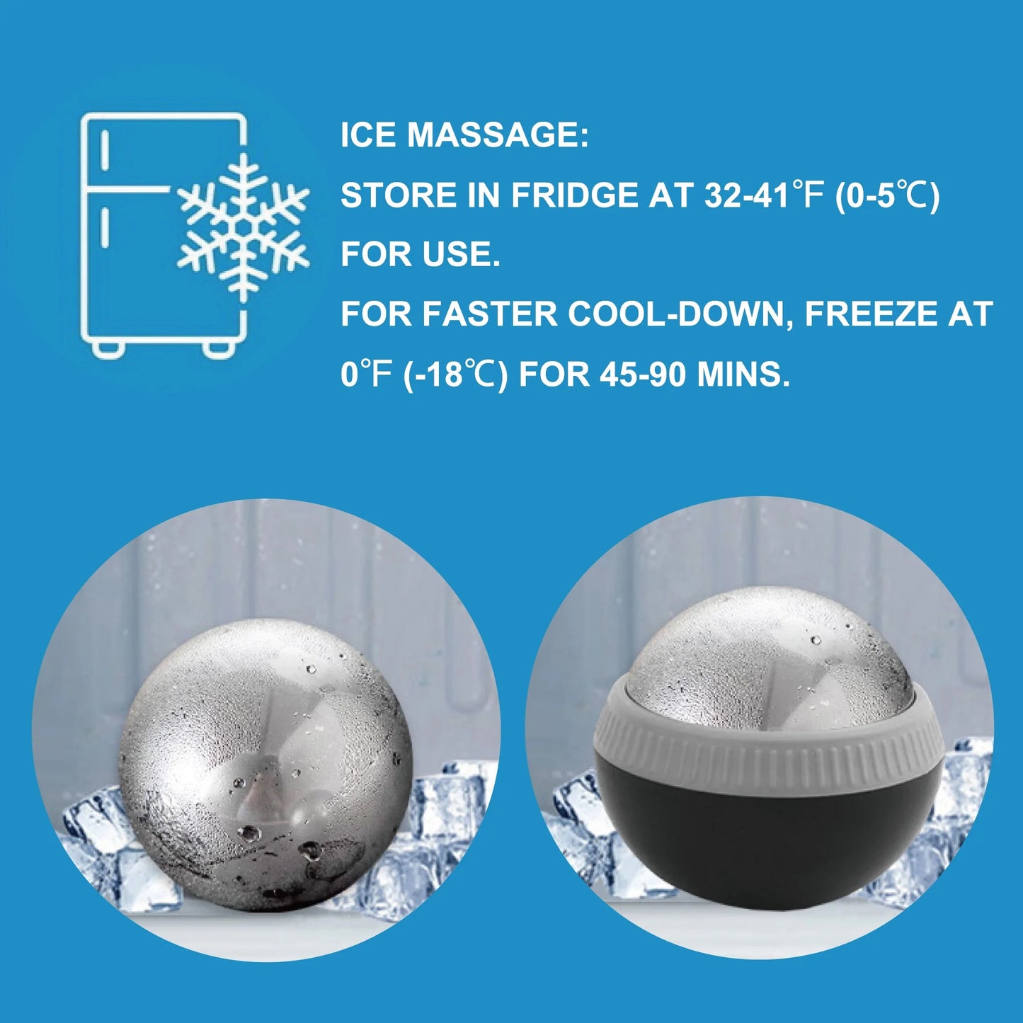 Hot Cold Handheld Massage Roller Ball