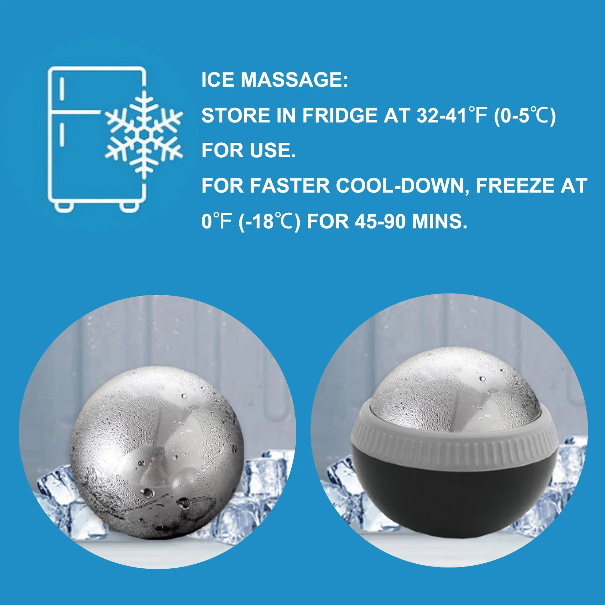 Hot Cold Handheld Massage Roller Ball
