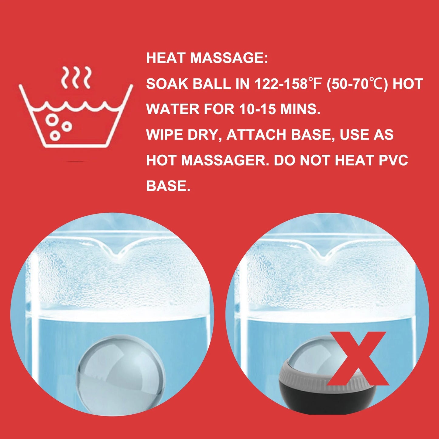 Hot Cold Handheld Massage Roller Ball