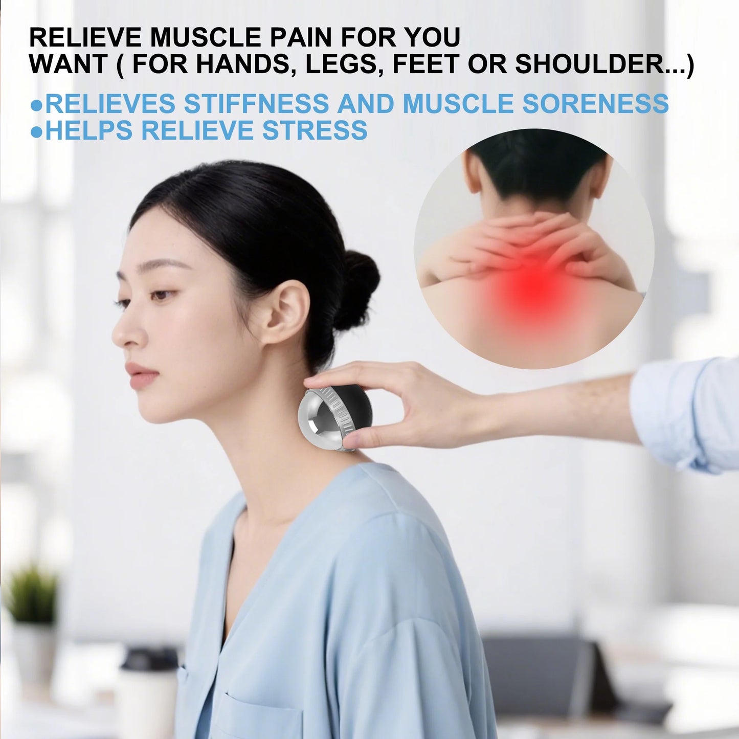 Hot Cold Handheld Massage Roller Ball